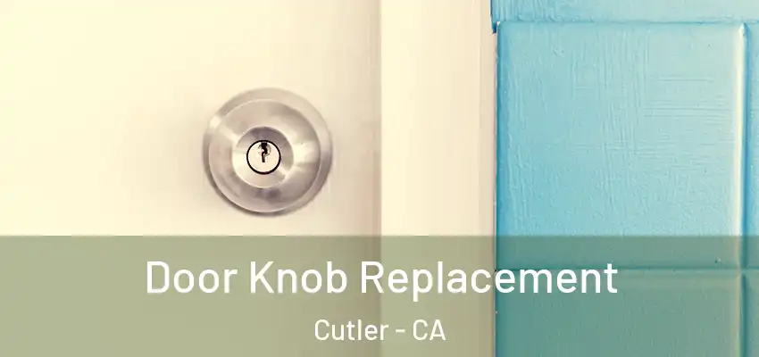 Door Knob Replacement Cutler - CA